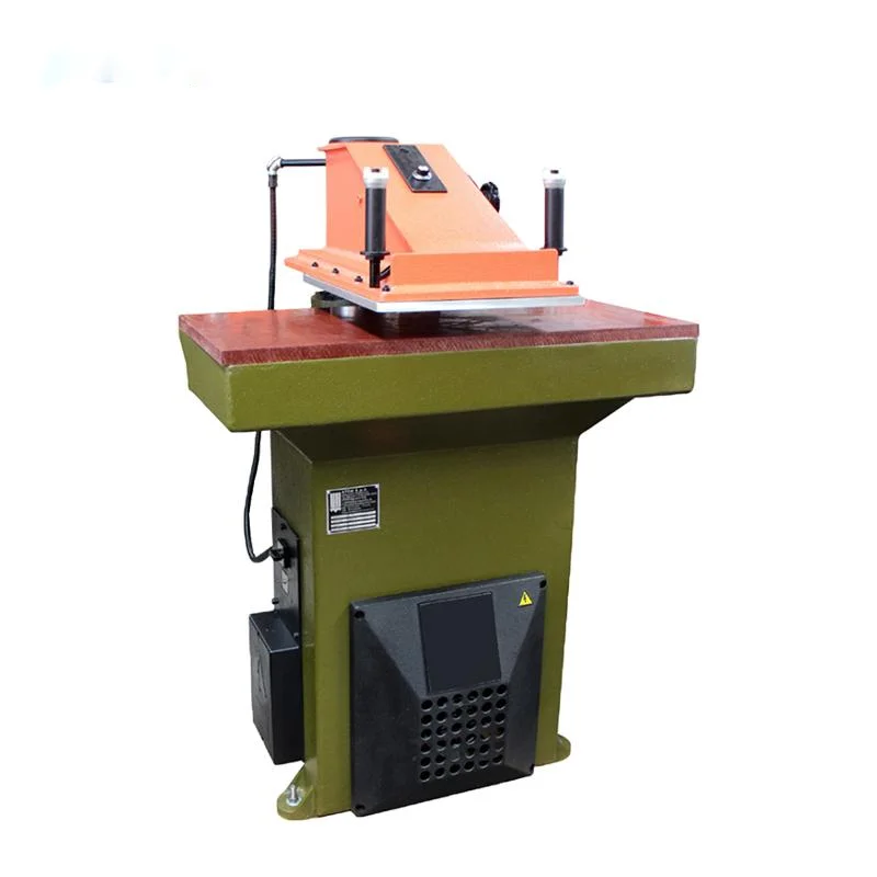 
China supplier shoe making machine hydraulic swing arm rubber cutting machine 