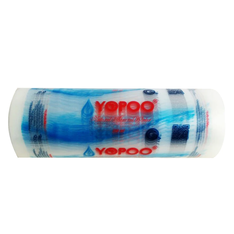 Custom automatic Packing PE film Pouch Film  plastic film roll for water sachet