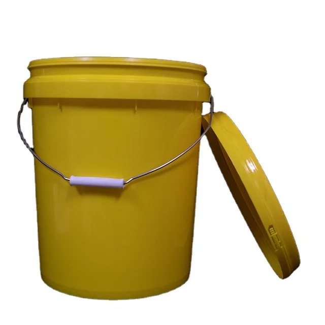 
good quality durable paint bucket 20L colorful plastic bucket with lids 
