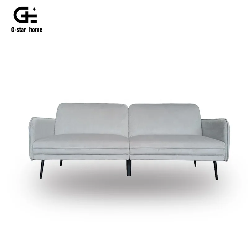 Современная мягкая ткань 3 местный удобный многоцелевой складной