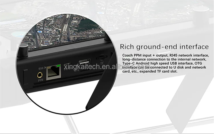 2.4GHz Handheld 1080P Screen Drone Digital Video Data Transmission Receiver Drone Remote Control Radio UAV Remote Controller