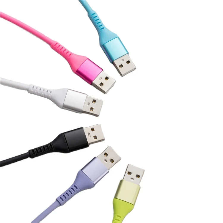 Лидер продаж, высококачественный настраиваемый 1 м 3 а кабель для быстрой зарядки и передачи данных, телефонный кабель типа c, металлический usb-кабель