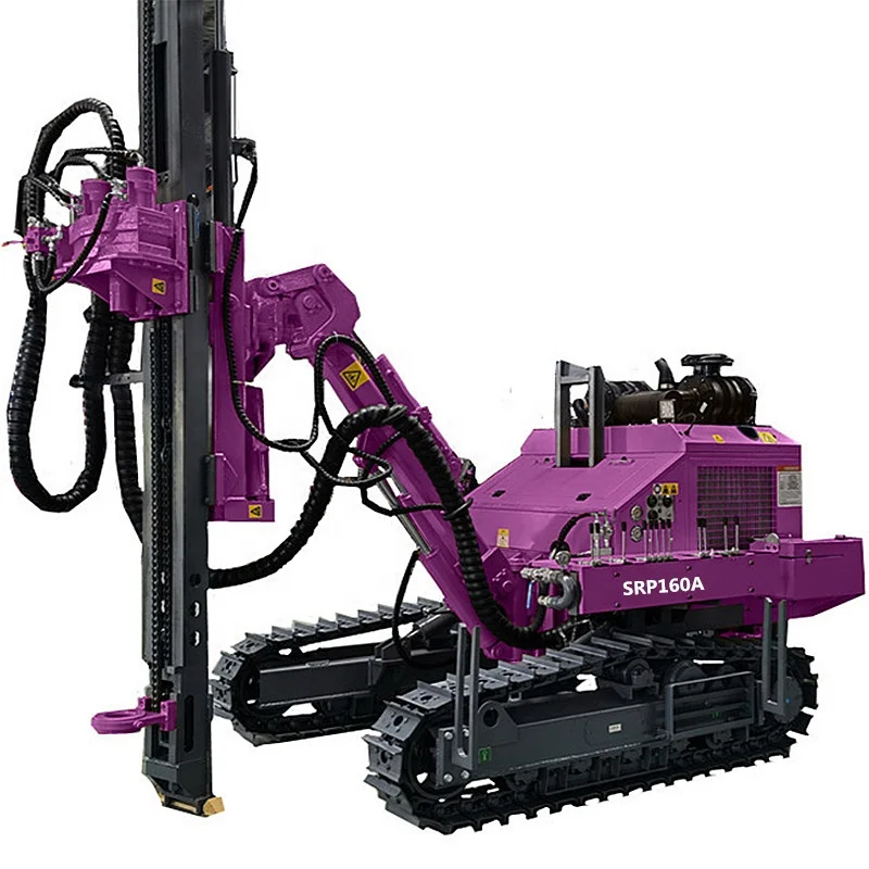 Hydraulic Pile Driver Construction Machine Pile Driving Equipment Portable Solar Pile Driver