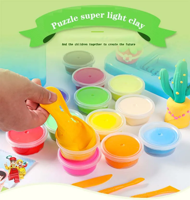 Modeling Clay With Sculpting Tools Diy Polymer Clay 36 Colors Oven Bake Clay Kit