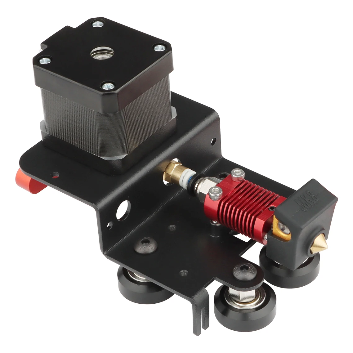 IdeaFormer 3D printer part 4 Wheels Extruder Short Hotend Kit with 40mm Stepper Motor Full Assembled 3D Printer Parts for CR10