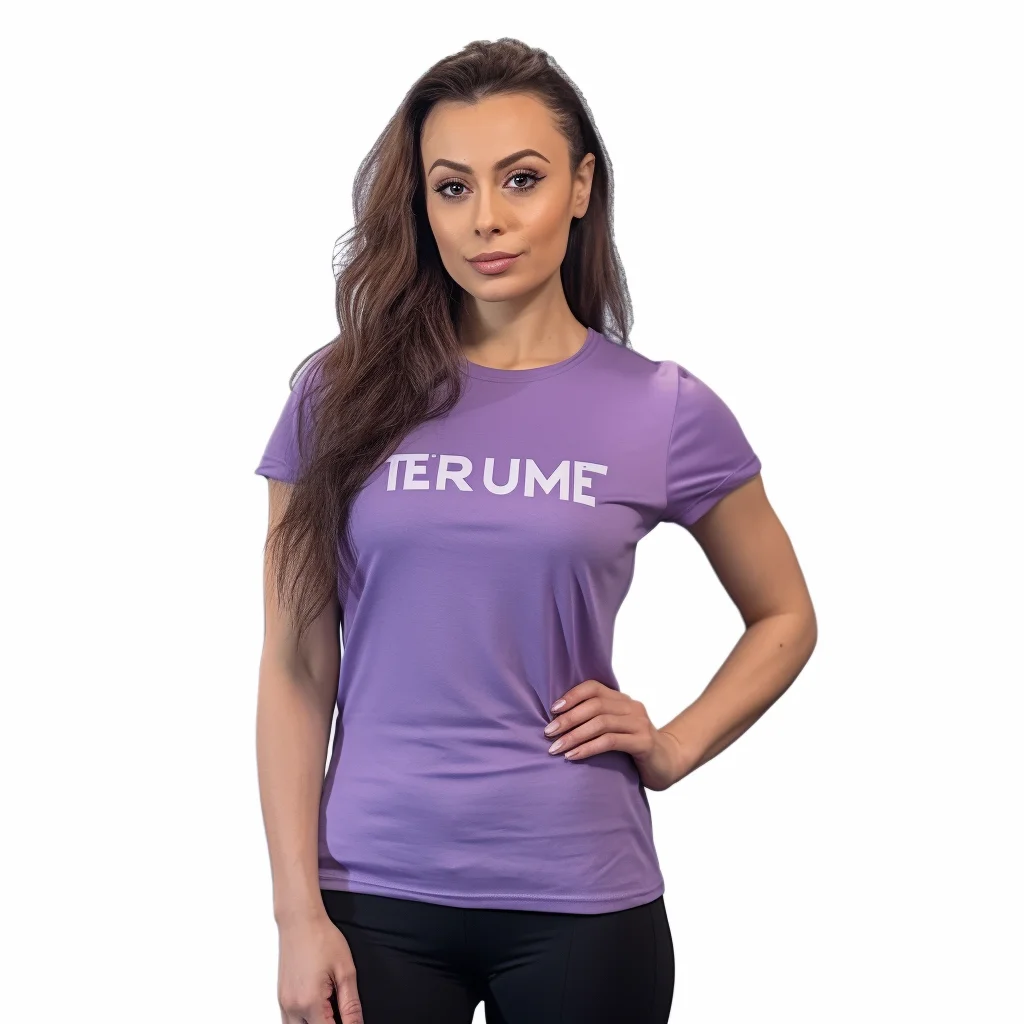 Factory Directly UPF 50+ Quickly Dry Fit Interlock 100 Polyester Custom Workout T-shirt Women