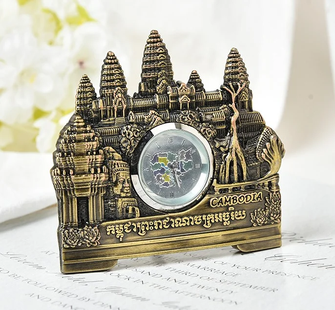 Decorative clock ornaments, scenic spots, reliefs, home decorations, ornaments, crafts
