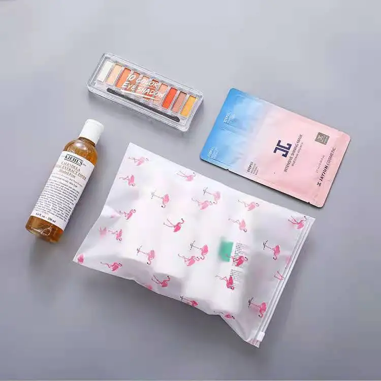 
Customised Storage PE Self Seal Clothes Zipperlock Package Zip Lock Frosted Bag 