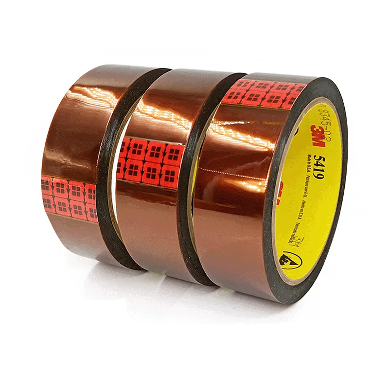 Low Static Polyimide Film Tape 3M 5419 High Temperature Surface Protection PCB Wave Solder Electrical Devices