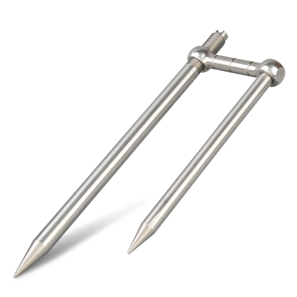 Stainless steel Rod Holder Grass Anchor Ground Spike Base Beach Garden Parasol Umbrella Sand Flag Pole Holder