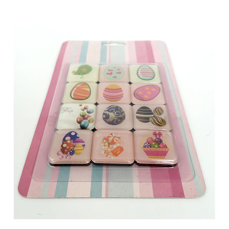 High Quality Epoxy Magnet Button Size Refrigerator Magnet Fridge Sticker Glass Fridge Decoration Office Whiteboard Magnet