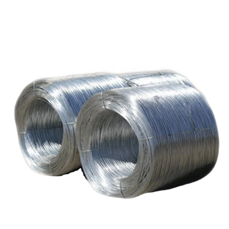 Стальная проволока высокопрочная оцинкованная сталь железная круглая обвязочная машина для изготовления ПВХ покрытая горячей оцинкованной