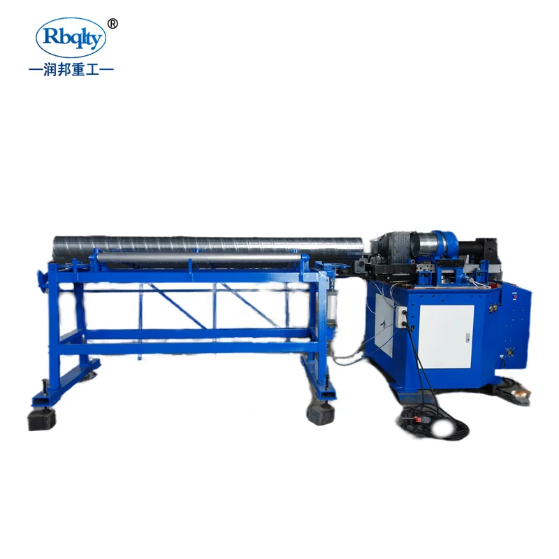 Pipe and tube bending machines spiral machine duct making machines