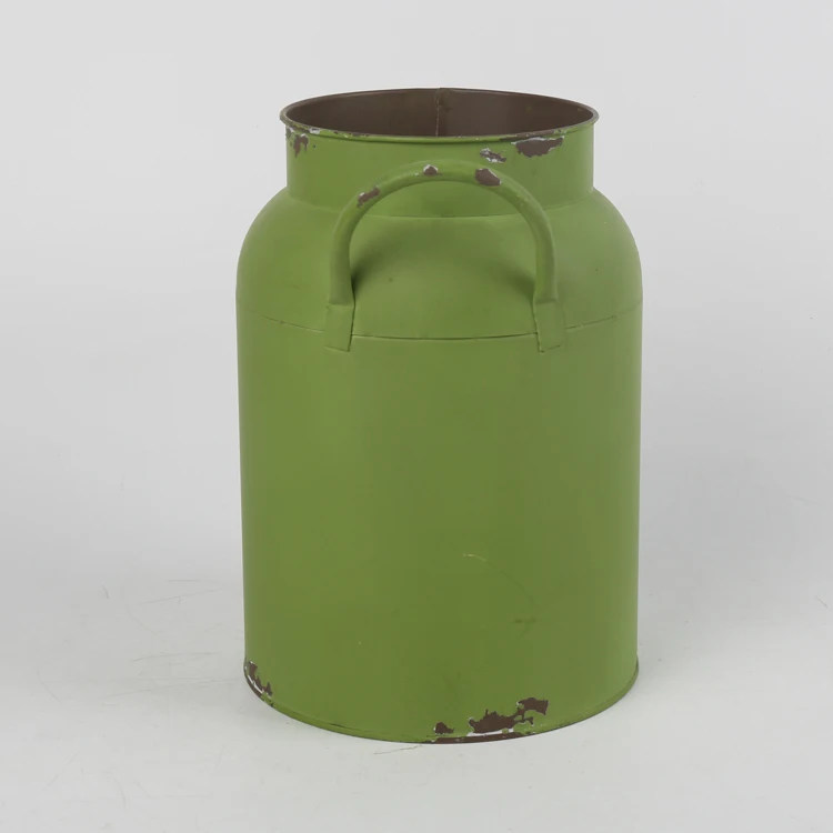 wholesale garden plant pot metal jug can antique  colour pastoral decor flower vases centerpieces ornament container packing