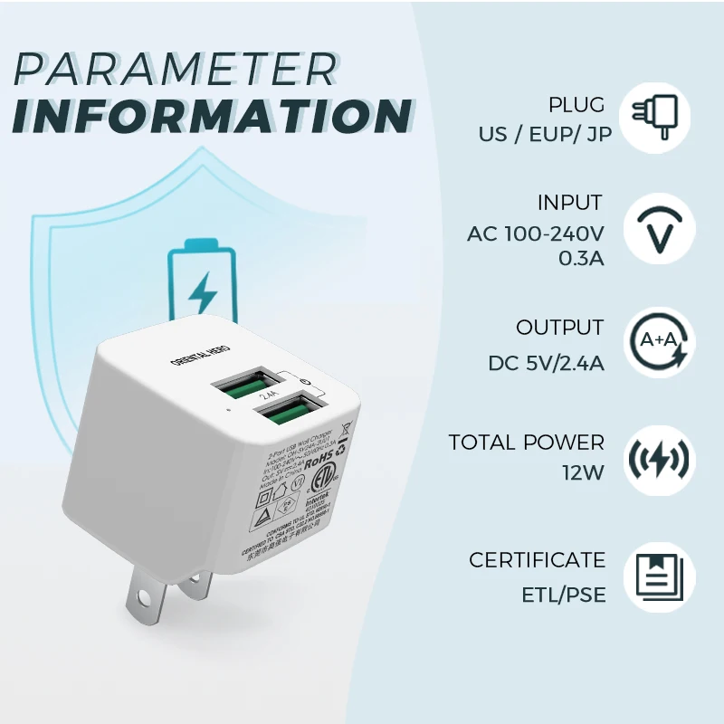 Portable phone usb type c adapter 12w pd certification small charger for samsung huawei iPhone android fast charger