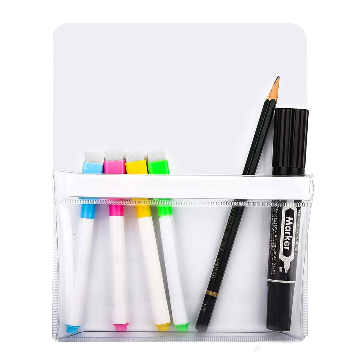 Maglory Whiteboard Refrigerator Fridge Magnet Pen Holder Pen Pencil Cup Dry Erase Marker Holder Organizer Chalk Bag