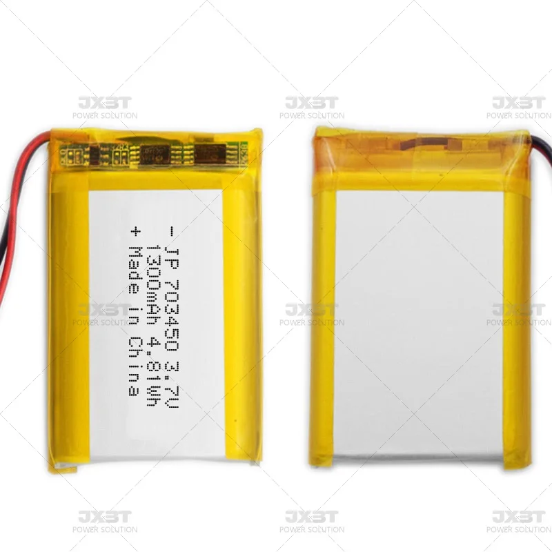 Rechargeable lithium battery 3.7v 1300mah 703450 for cosmetic instrument