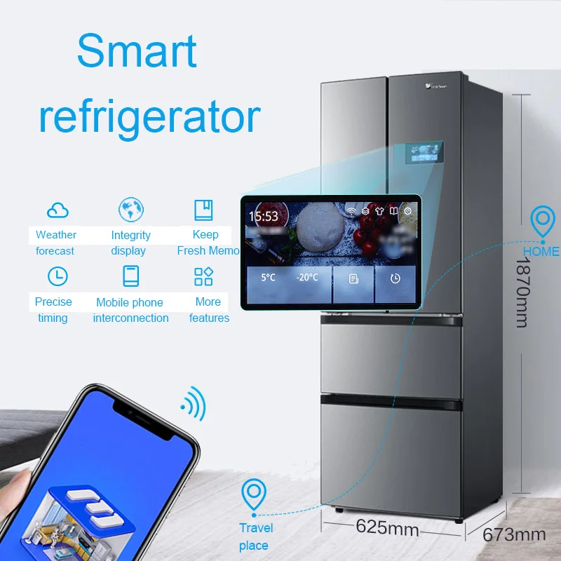 312L Smart Private Butler Refrigerator with four-door and multi-door air-cooled and frost-free intelligent frequency conversion