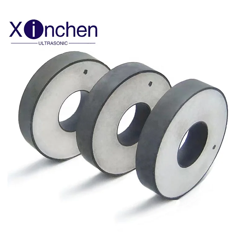 Ultrasonic Piezoelectric Ceramics Ring And Disc PZT High Power Vibrating  Piezo Transducer