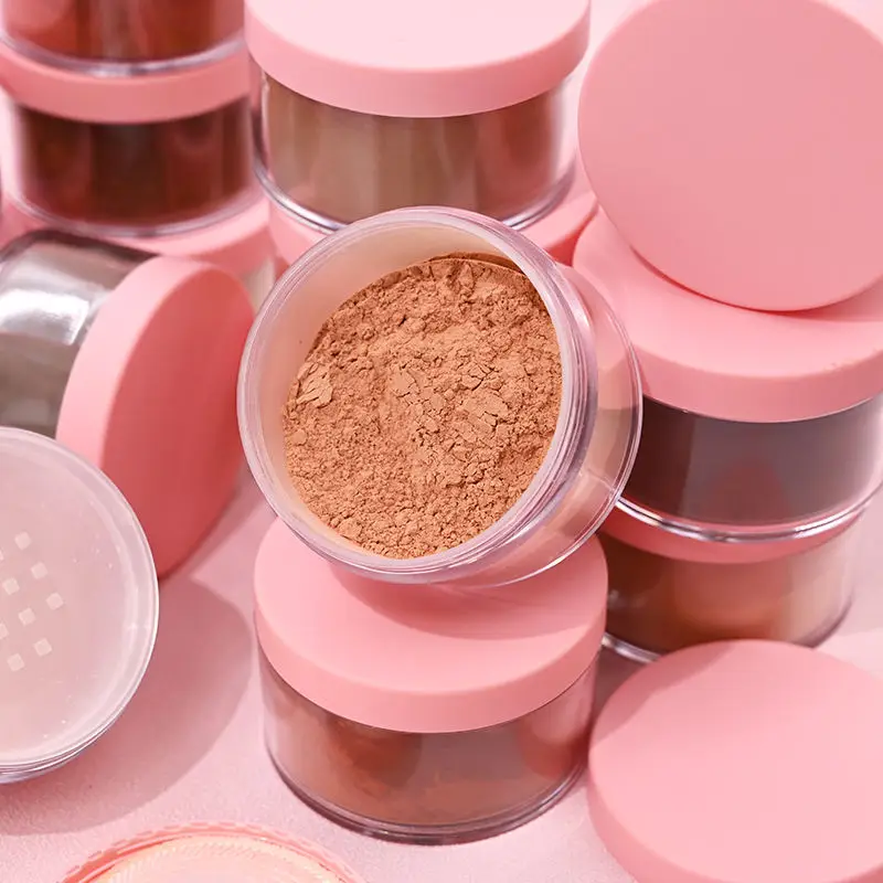 Makeup Face Setting Powder Vendor 21 Colors Private Label Vegan Long Lasting Waterproof Oil-Control Matte Loose Powder