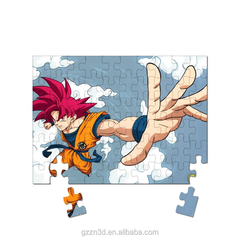 Customized  DBZ Cartoon Anime 3D Lenticular Jigsaw