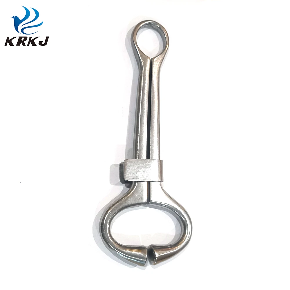 KD933 restraining instrument lockable cattle cow bull nose pliers holder 18.5 cm for veterinary