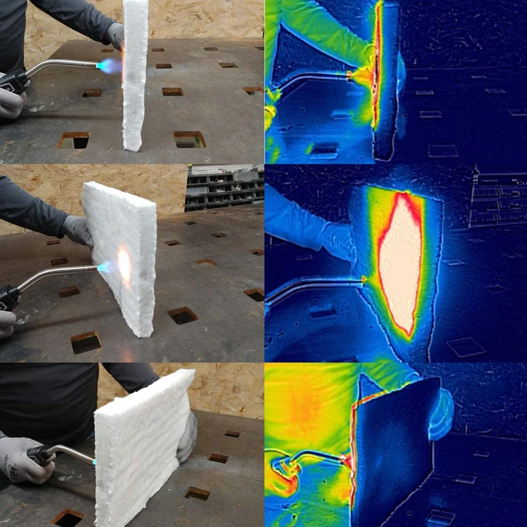 Aluminum silicate ceramic cotton fiber blanket heat-insulated insulated needle-punched blanket