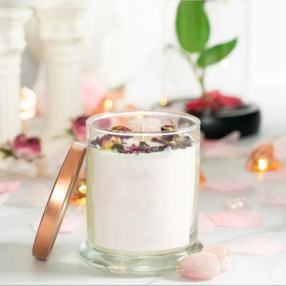 Free scent samples candle scents supplies buy scented candle infused natural crystals and soy wax fragrance candle three wicks