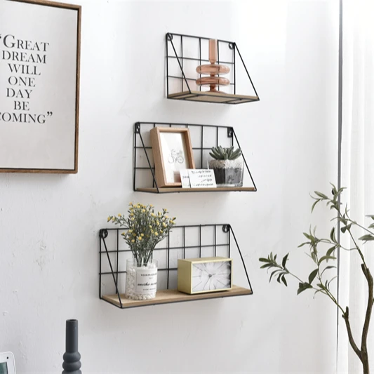 Wholesale Book Holder Wall Mounted Shelves For Potted Plants