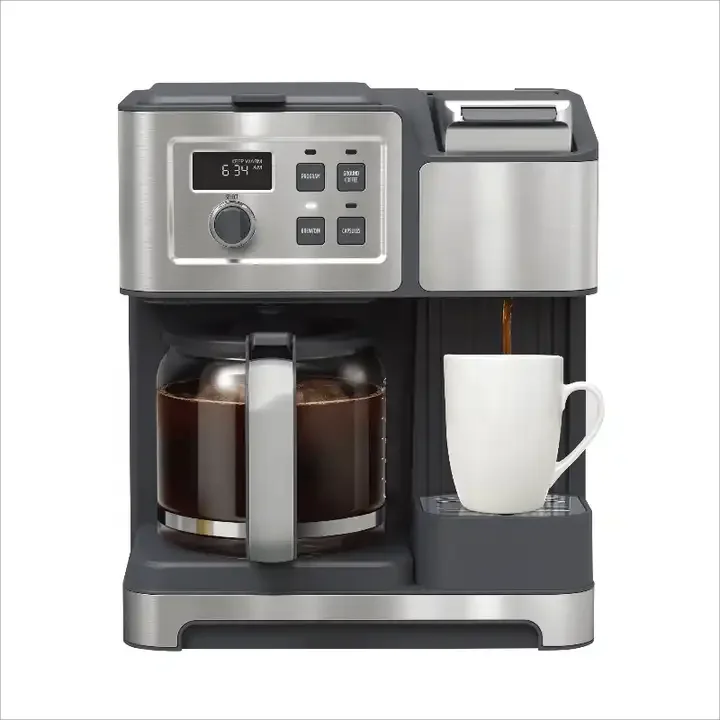 Multi Function K Cup Pod Ground Brew Strong Coffee Roasting Machine Maker For Hotel Home With Pump