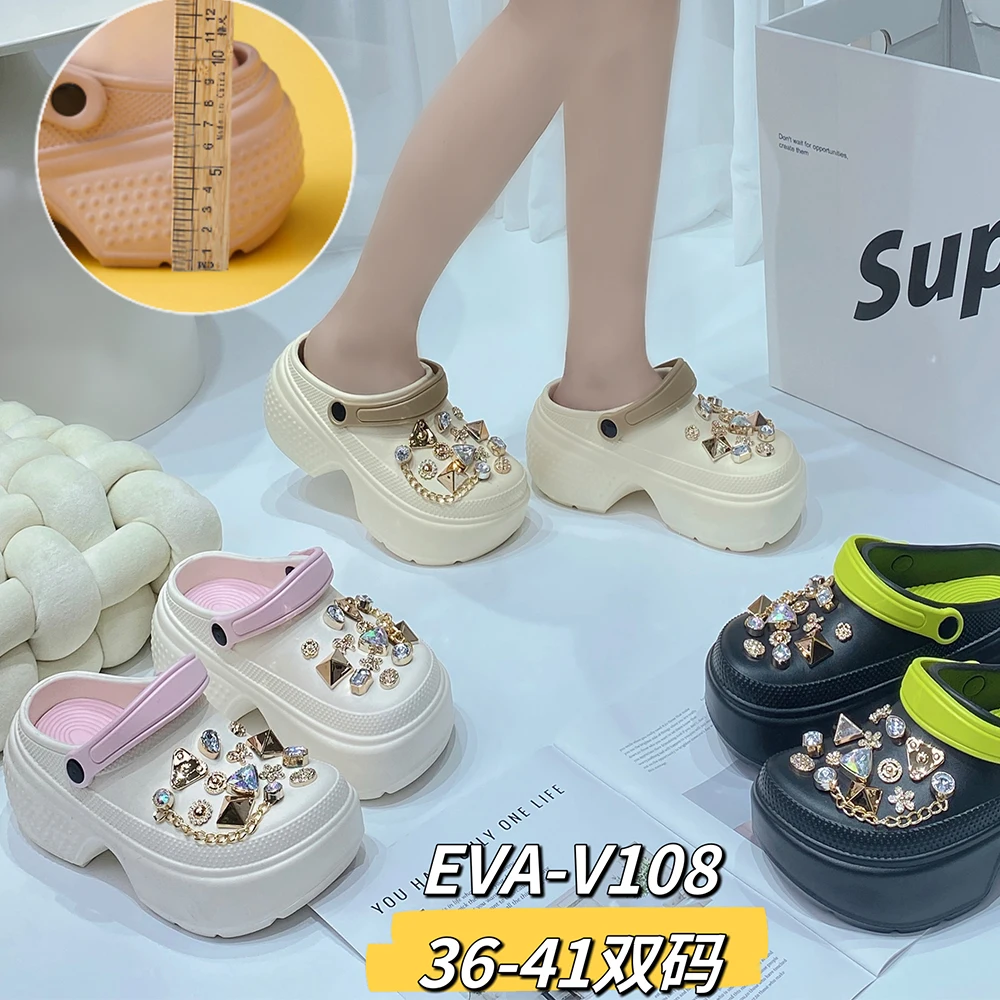 Youth Rubber Clogs  Footwear Cloud Cushioned Eva Clogs Shoes For Women Slides Slippers Anti-slippery