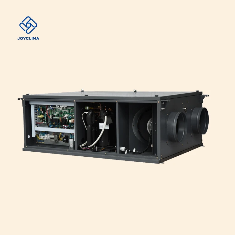 wall mounted recuperator air exchange ventilation with heat recovery