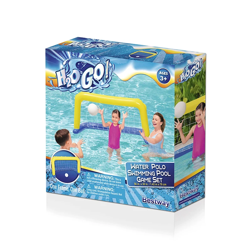 52123 Inflatable Swimming Pool Water Ball Gate Game Inflatable Pool Float Pool Toys Party Handball Sports Games Frame Set