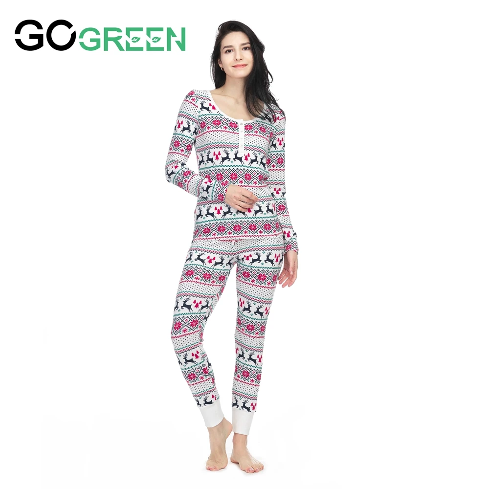 Sweat-absorbing Long Sleeve Comfortable Fleece Pajamas Set For Woman