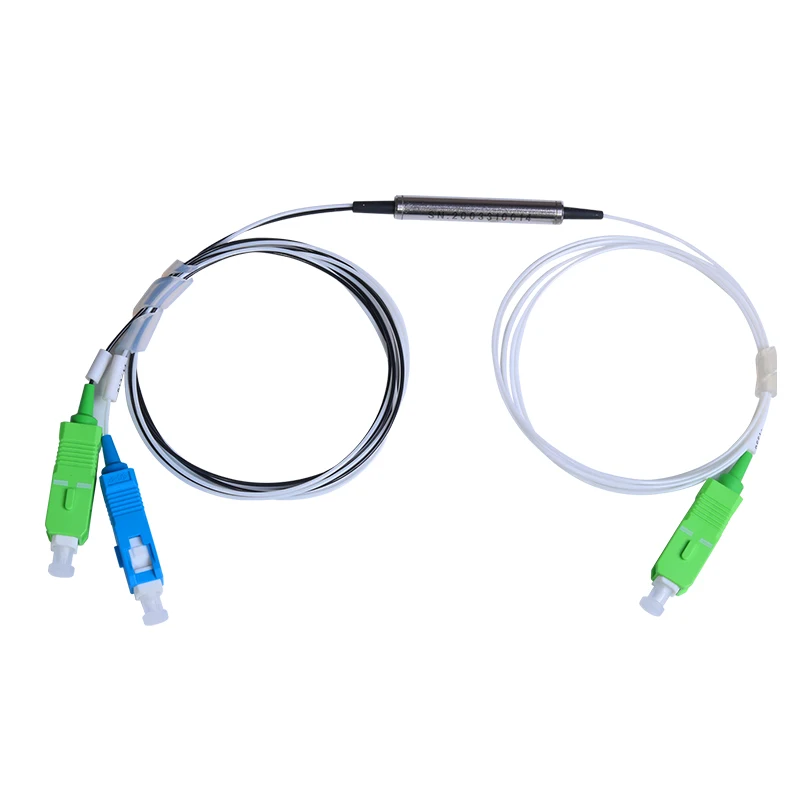 Высококанальная изоляция 1x2 100G DWDM устройство 3 порта для мониторинга линии