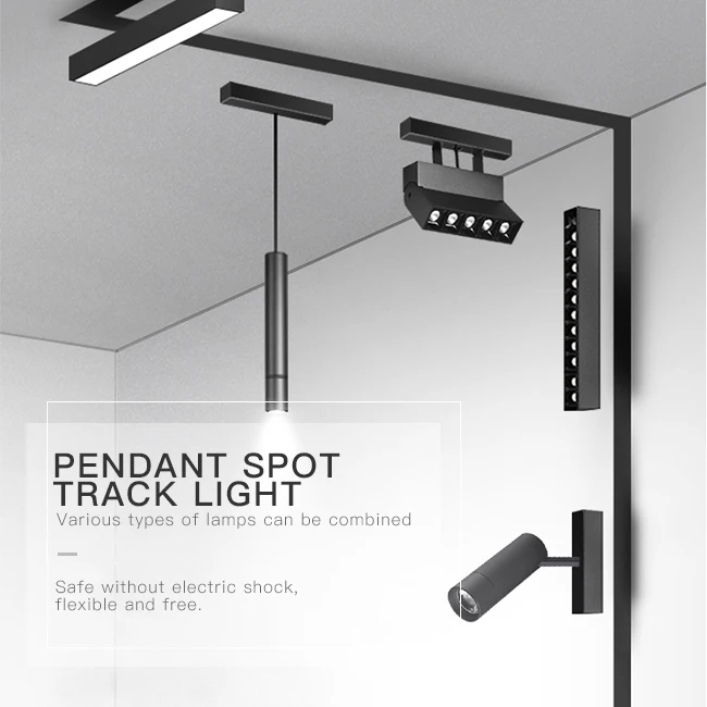 Dali 0-10V dimmable COB 48V Tuya ZigBee трековые лампы Smart Magnet Track Light Rail