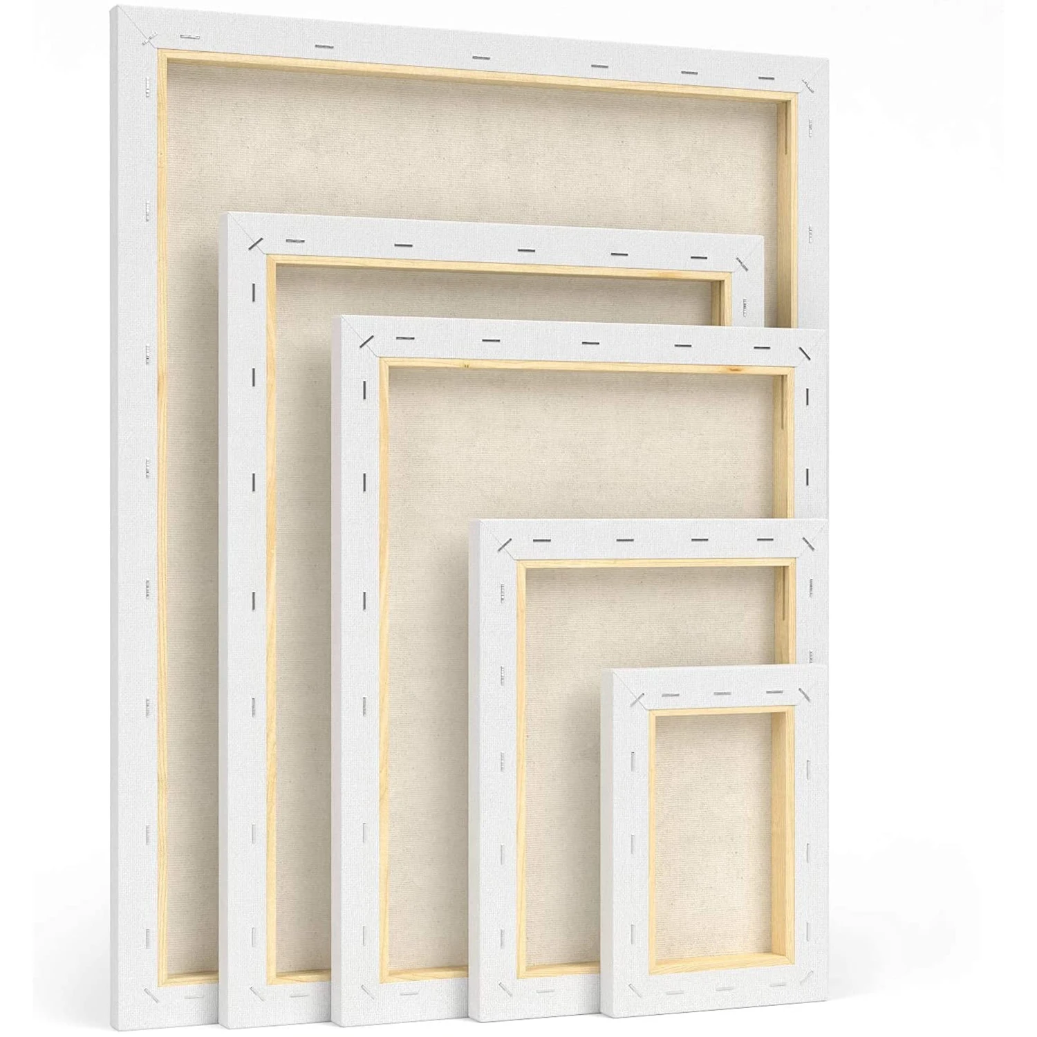 280g 30X40C, White Stretched Canvas Frame for Drawing Painting