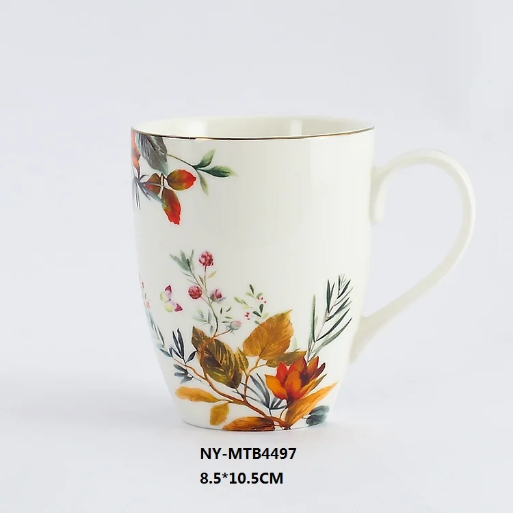 Chinese Manufacturer Ceramic Coffee Cup Mug Fine Porcelain Bone China Mugs