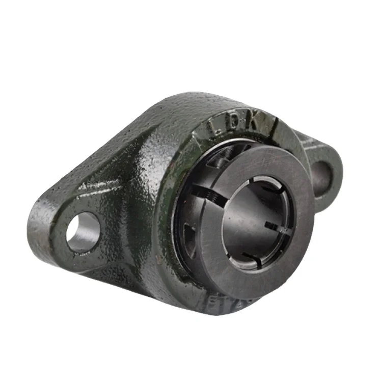 LDK concentric locking mounted 2 bolt flange cast iron bearing unit