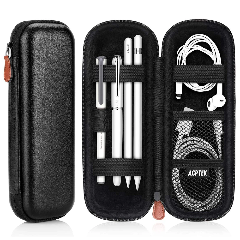 Custom Portable Travel Carrying Pen Pencil Bag Pouch Slim EVA Hard Pencil Holder Case for Apple Pencil
