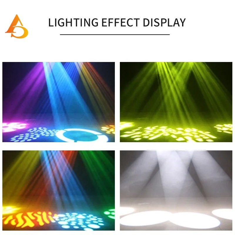 AicPose 30W Mini Pattern Swinging Head Lamp With Aperture For DJ Party Disco Wedding