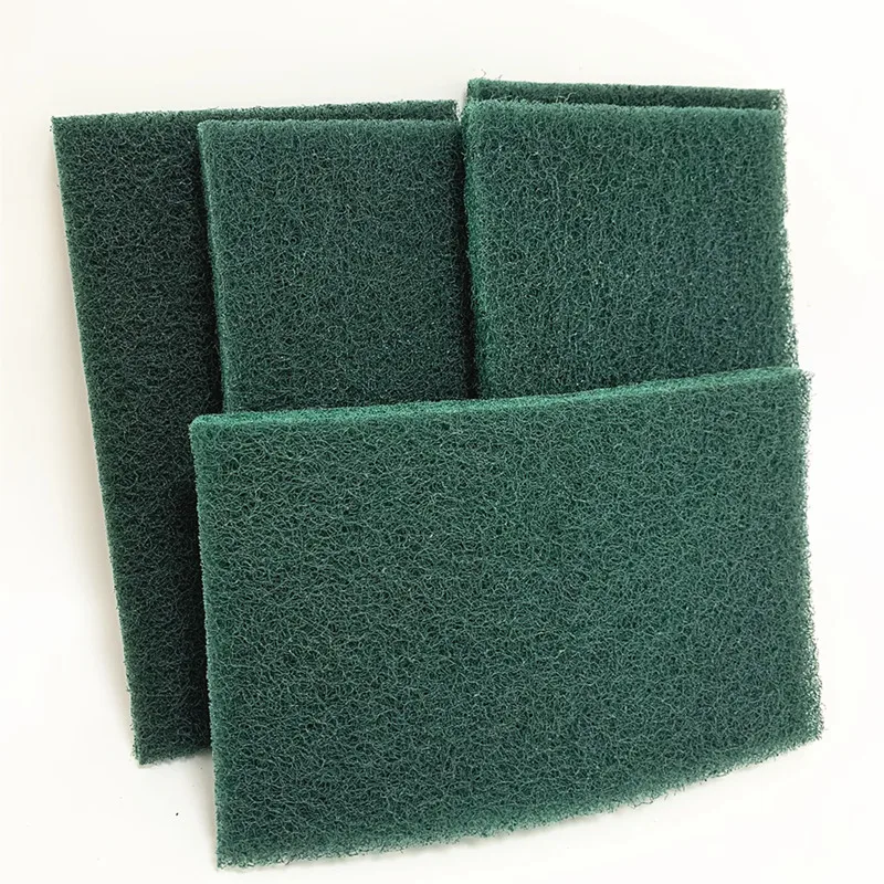 NON-WOVEN Abrasive Pad 150*100mm Nylon Fiber Cleaning Metal Scrub Pad Abrasive Scouring Pad