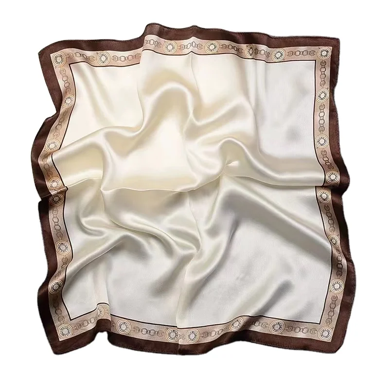 wholesale silk scarf western 53*53cm ladies luxurious silk scarf