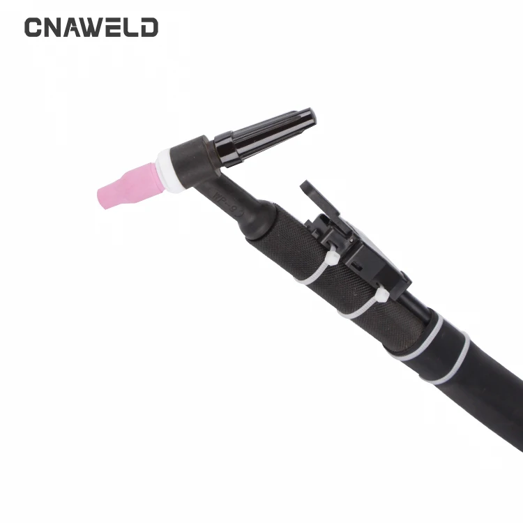 CE сертификация cnaweld TIG weldcraft WP-9 WP9 газа с воздушным охлаждением в черно-белую ручка Сварочная горелка kempi для сварки вольфрамовым электродом