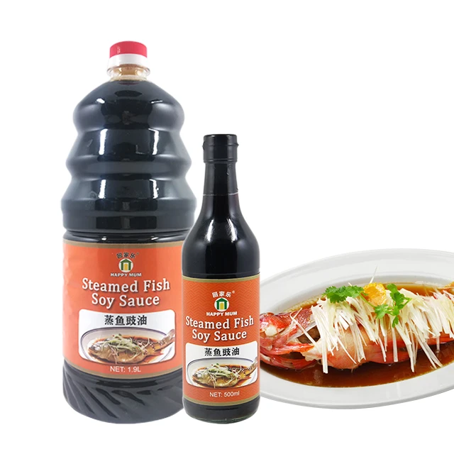 JOLION Wholesale Bulk OEM Brand Halal Premium condiment seasoning Natural fermented Steamed Fish Soy Sauce