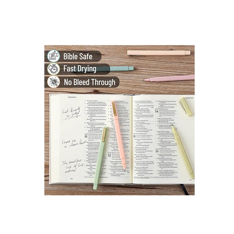 supplier EN71 MSDS custom new design style colour click action neutral pen 1mm no bleed bible safe black ink gel ballpoint pen