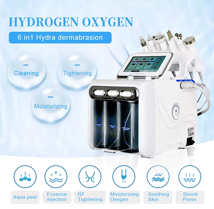 Skin nourishing hydro oxygen facial  aqua oxygen jet peel machine hydrogen dermabrasion micro dermabrasion machine