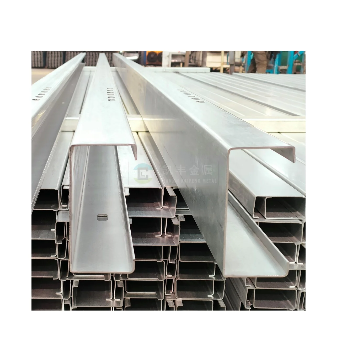 ZN-AL-MG Galvanized C channel Steel High Quality C Metal Profile steel Cold rolled galvanized steel profiles price