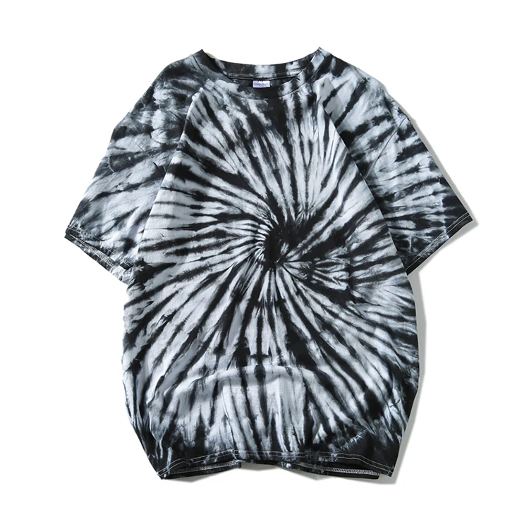 Custom tie dye lounge wear t shirt oversized tie dye tie dye t shirt men