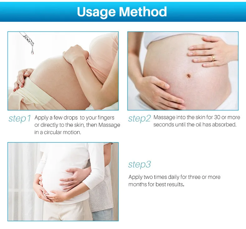 Private Label OEM Customization Repair Stretch Obesity Massage Oil stretch mark oil